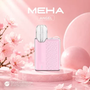 MEHA ANGEL 迷你方形 主機電子煙 棉花玖粉色