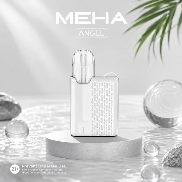 MEHA-ANGEL-迷你方形-主機電子煙-絲綢白色 MEHA ANGEL 迷你方形 主機電子煙 絲綢白色