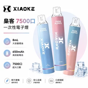 XIAOKE 梟客 7500口 一次性電子煙